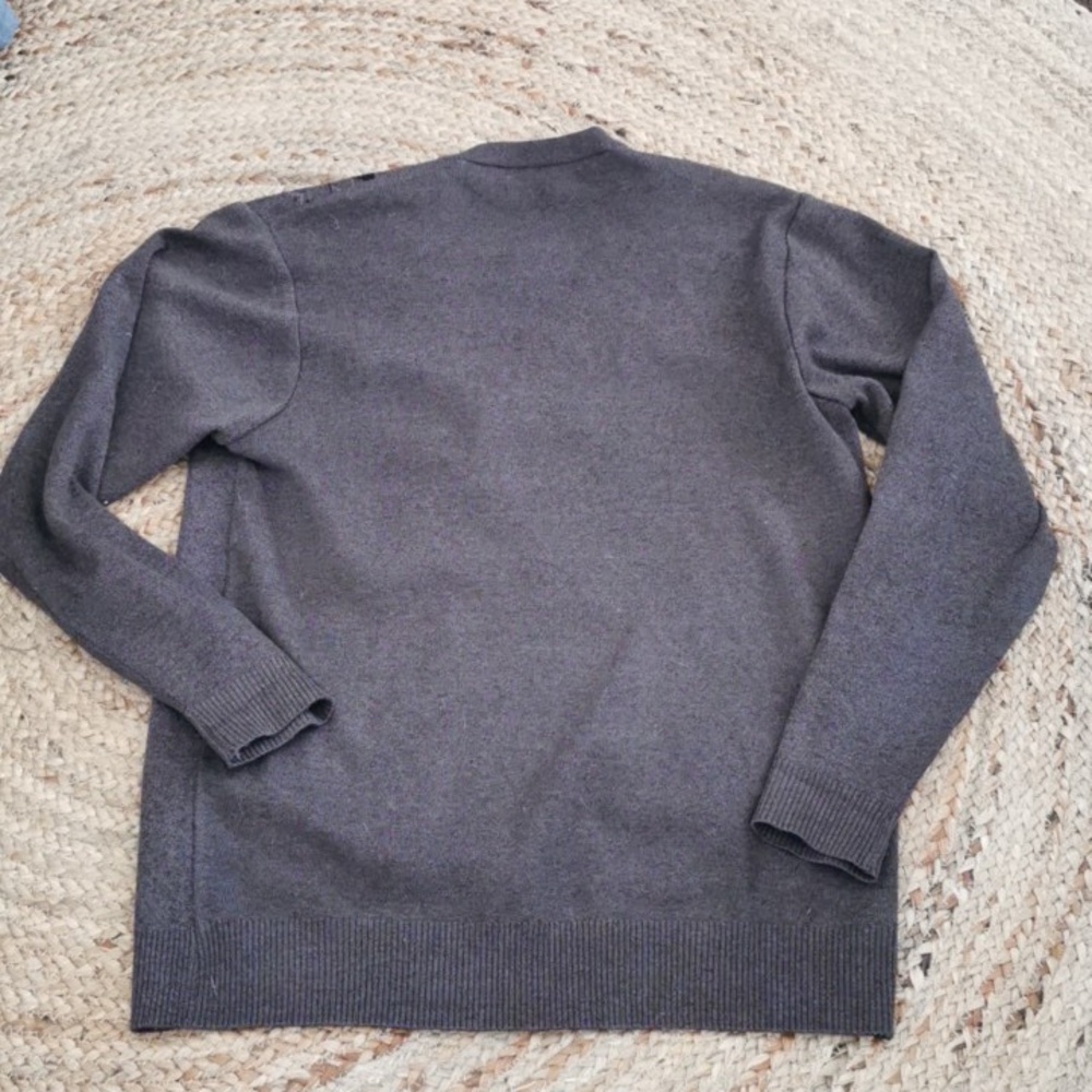 Vintage Platinum mode brown argyle oldschool grandpa cardigan old money Size L - Picture 6 of 6